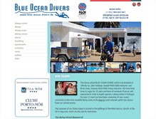 Tablet Screenshot of blue-ocean-divers.de